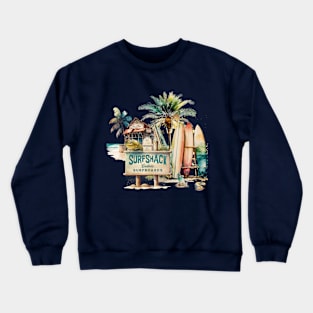 Surf Beach Crewneck Sweatshirt